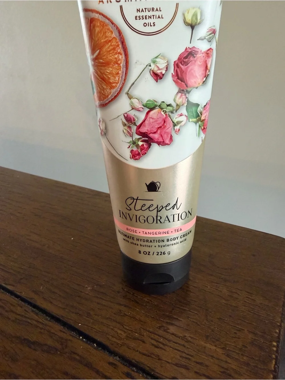 Bath & Body Works Aromatherapy Steeped Invigoration Rose Tangerine Tea Cream